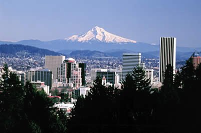 City of Portland with MtHood