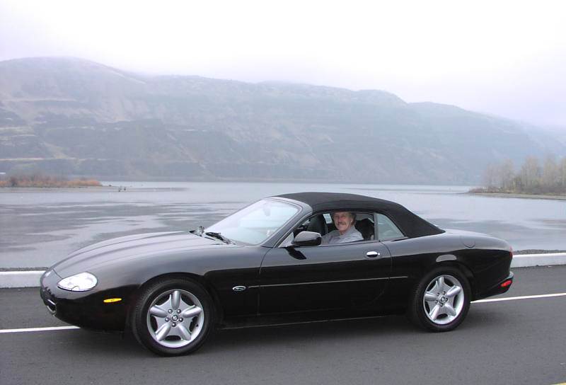 A murky day along the river... shortly after we bought this black beauty!